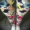 High Waist Elastic Soft Pencil Jeggings